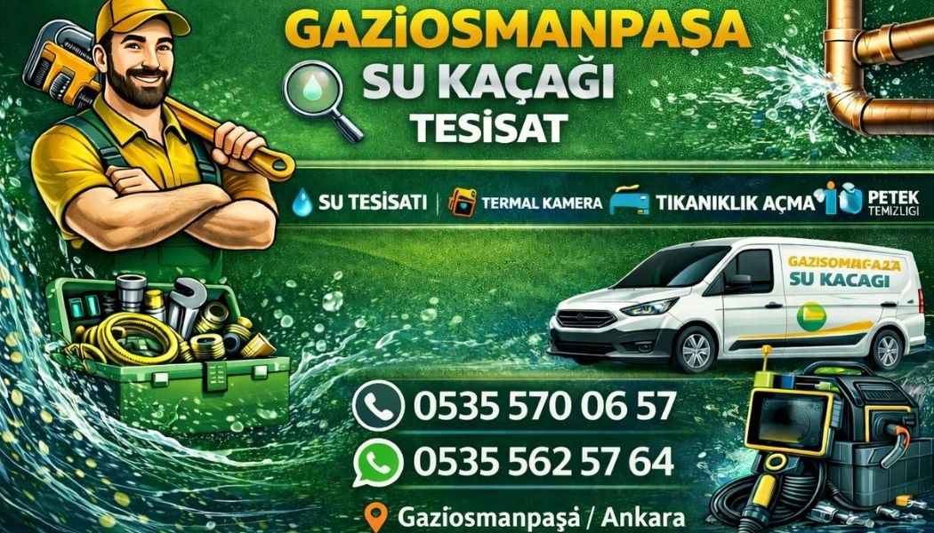 Gaziosmanpaşa Su Kaçağı Tespiti